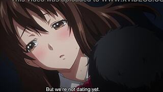 Bold hentai teen 18+ takes intense anal assfucking pounding deep on bed