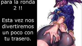 akali kda femdom joi with pissplay and cei on big ass tits