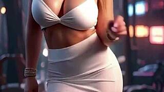 imagine those perfect curvy tits and fat ass teasing your every jerk