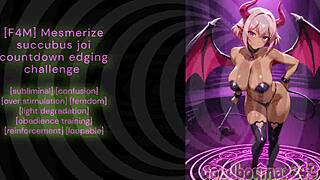 FEEL THE F4M SUCCUBUS JOI COUNTDOWN EDGE YOU TO MESMERIZING MONSTER TITS MONSTER!