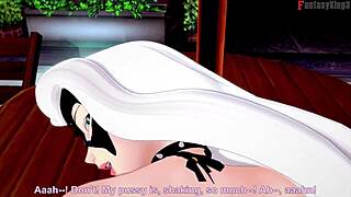 felicia hardy slips into black cat bikini for intense spiderman pov sex fantasy