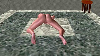 gorgeous 18yo rubs dripping pussy doggystyle then fucks herself with carrot!