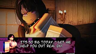 Kirara drools gimme that big fat black cock in roblox now