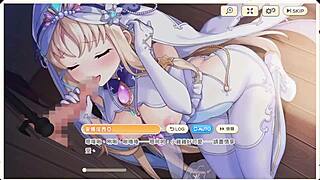 Legend Clover Anastasia in Sexy Nun Outfit Teases Cute Tits for Hentai Thrills!