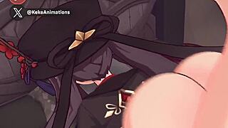 oh man hu tao's beautiful big ass doggystyle pov from behind she's sucha hot whore...