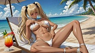 Rumi Fingers Her Pussy During Steamy Walk!