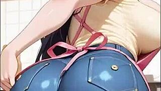 stunning hentai milf succubus assfucked with huge tits bouncing