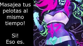 akali kda femdom joi with pissplay and cei on big ass tits