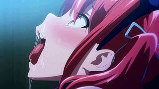 Classmates Ride Cowgirl in Steamy Hentai Threesome Creampie