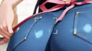 stunning hentai milf succubus assfucked with huge tits bouncing