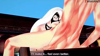 Black Cat Felicia Hardy bold bikini blowjob Spiderman fantasy