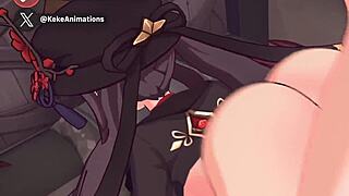 oh man hu tao's beautiful big ass doggystyle pov from behind she's sucha hot whore...