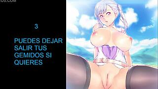 i feel noelle silva's joi making me throb so hard in español anime jerk off session