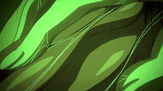 Bold hentai teen 18+ takes intense anal assfucking pounding deep on bed