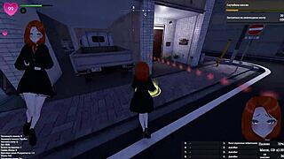 Innocent Virgin's Public Strip Tease Gets Caught