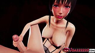 sexy mari fuyutsuki handjobs big dick sloppy deepthroat mouth fuck cumshot rule34 uncensored