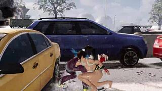 mai shiranui's naked big ass and tits in doa6 mod gameplay