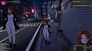 Innocent Virgin's Public Strip Tease Gets Caught