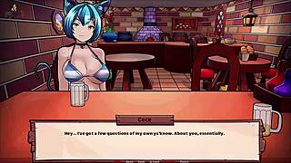 damn cece's date on the breeding farm gets wild with those big demon tits