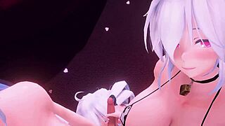 mmd threesome slams big ass tits blowjob group