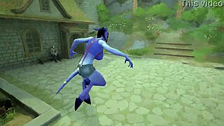 draenei slut aches desperately for thick dick pounding her ass in 3d hentai game