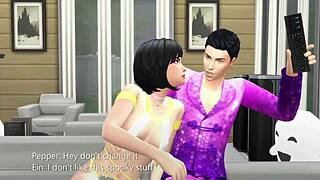 taylor and pepper slurp juicy cock lollipop style for halloween creampie fun