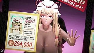 Bold Milfs Take Intense Public Anal Creampie in Touhou