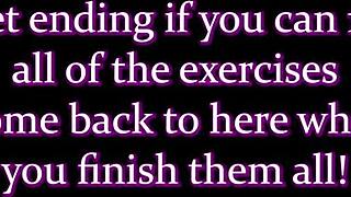 Girlfriend's Sweaty Workout Forces JOI into Tomboys Reward Sex