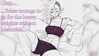 Girlfriend's Sweaty Workout Forces JOI into Tomboys Reward Sex