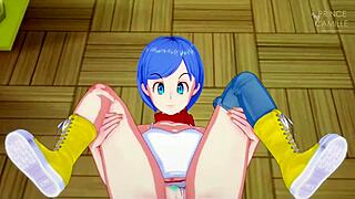 Bulma's Hardcore Missionary Pussy Pounding Ends in Creampie POV