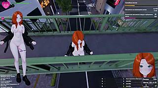 Innocent Virgin's Public Strip Tease Gets Caught