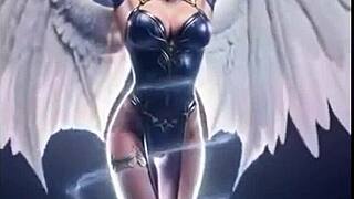 WIZARD WOMAN MORPHS INTO CROSSDRESSING DEMON QUEEN ANIMATION!