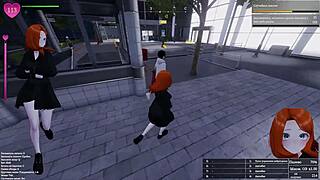 Innocent Virgin's Public Strip Tease Gets Caught