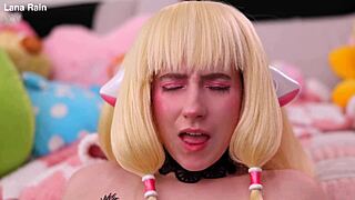 Wet Chii and Freya in Rainy Costumes Get Creampie First Time