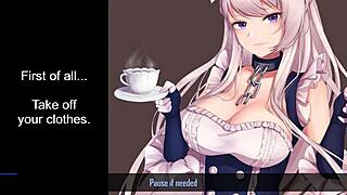 azur lane belfast commands your joi with cbt and cei, stroke to her hentai instructions now