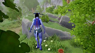 Tauren's Huge Penis Stretches Draenei Girl's Tight Ass in Emotional Hentai Game
