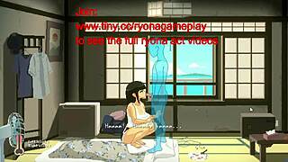 Summer Vacation Hentai Game: Brunette's Steamy Blowjob Surprise Awaits