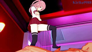 marin kitagawa and sajuna inui seduce old man for creampie in dress-up darling hentai