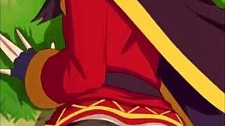 i'm obsessed with konosuba rule34 gifs of aqua hentai action