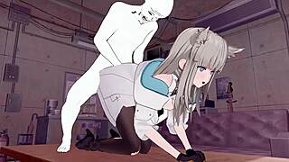 perlica rides wojak supervisor's cock in secret bedroom