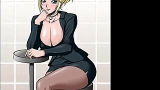 ecchi pantyhose babe teases pussy lips legs sexy hentai anime closeup daily dose