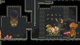 Busty heroine ravaged in mythical dungeon