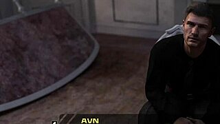 Curvy brunette teen bonds with huge monster cock in sexy outfit game hentai