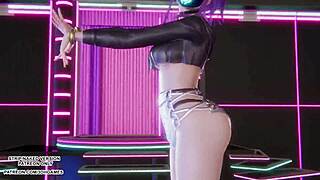 akali kda shakes that sexy ass in erotic mmd hwasa dance league hentai uncensored??