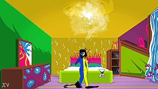 ena fingers pussy to squirting orgasm art