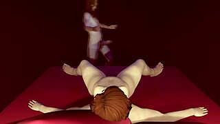 Steve's dirty homecoming seduction in american dad 3d!