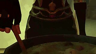 i was shocked when cute asian draenei girl took my huge interracial monster cock creampie in 3d hentai game with big tits blowjob