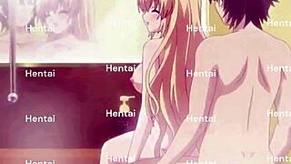 suggestive glances as she learns blowjob skills from big sis vibe