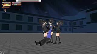 3D Game Femdom University Delivers Brutal 3v1 Fight With Intense Hentai Action Gameplay