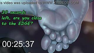 can you handle her feet femdom joi cum challenge in one minute